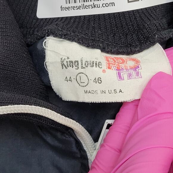 Vintage King-Louie Bomber Jacket L 25x26 Baggy McDonalds - Picture 7 of 13